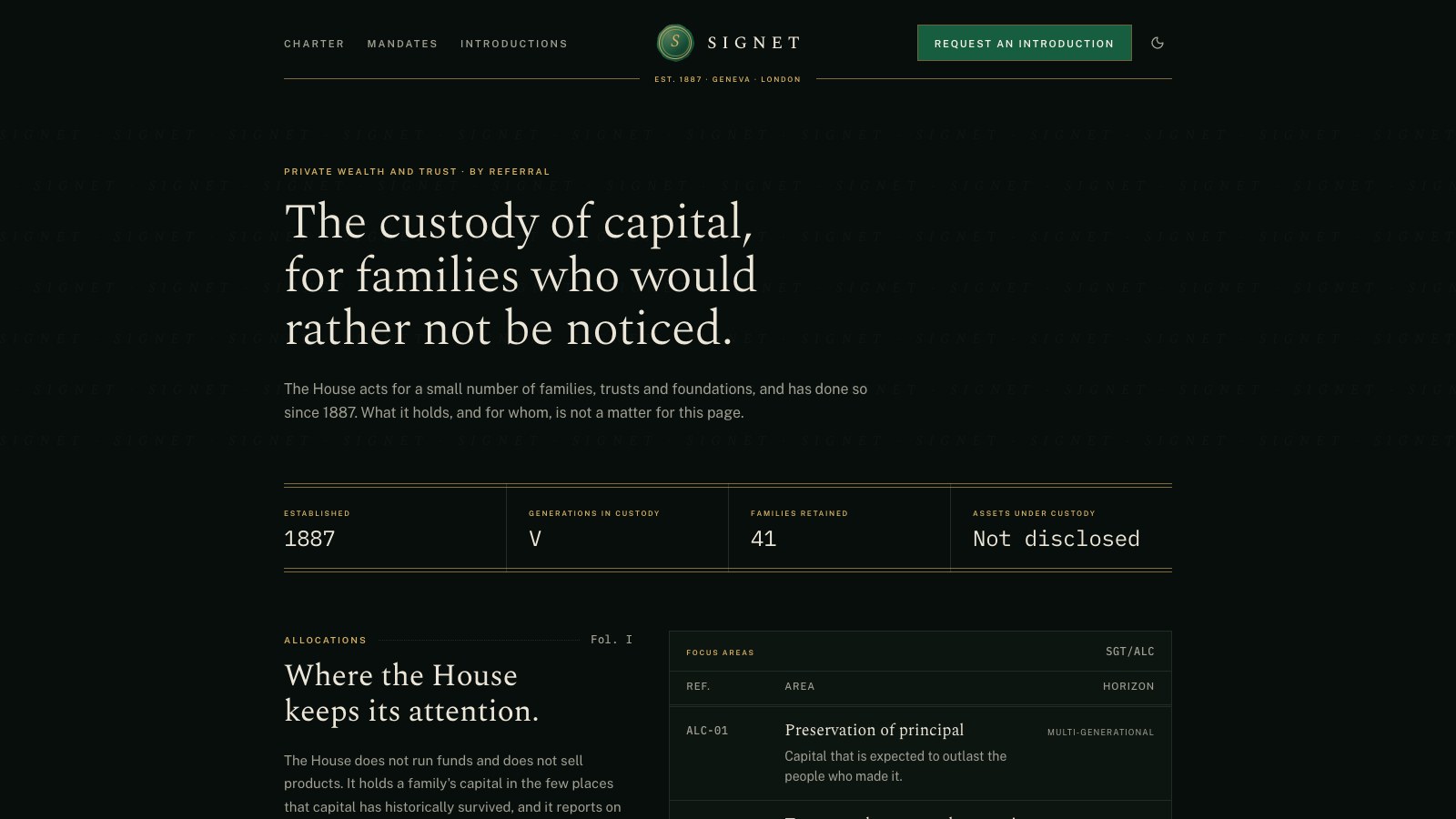 Signet screenshot 1