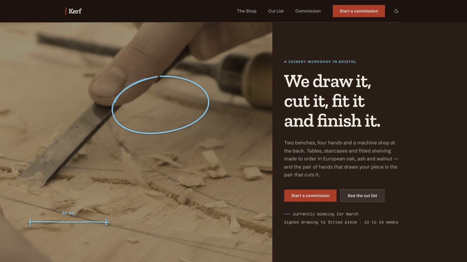 Kerf screenshot 1