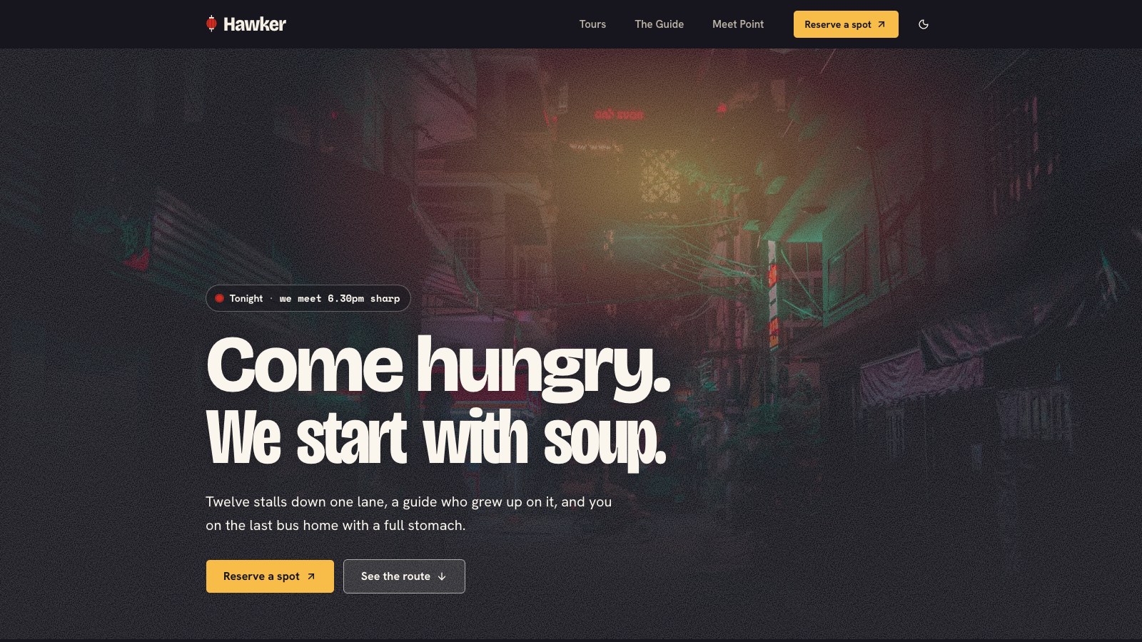 Hawker screenshot 1