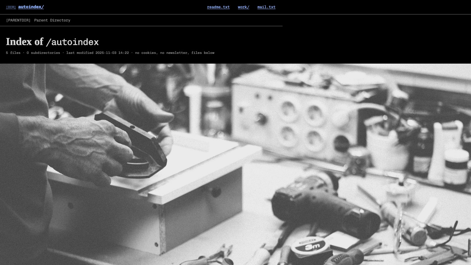 Autoindex screenshot 2