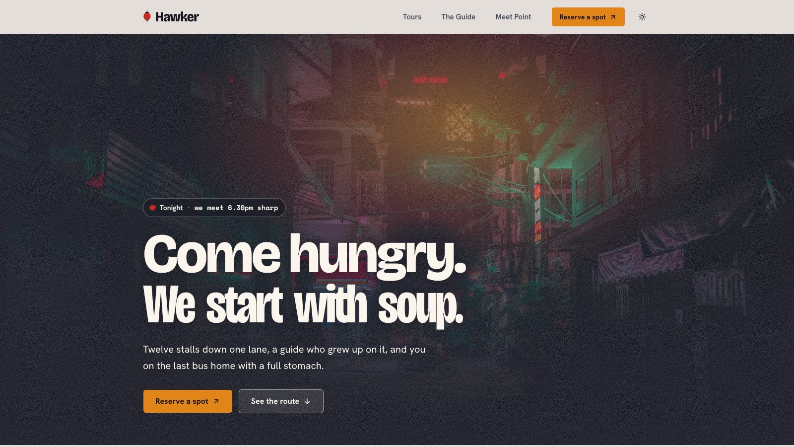 Hawker screenshot 2