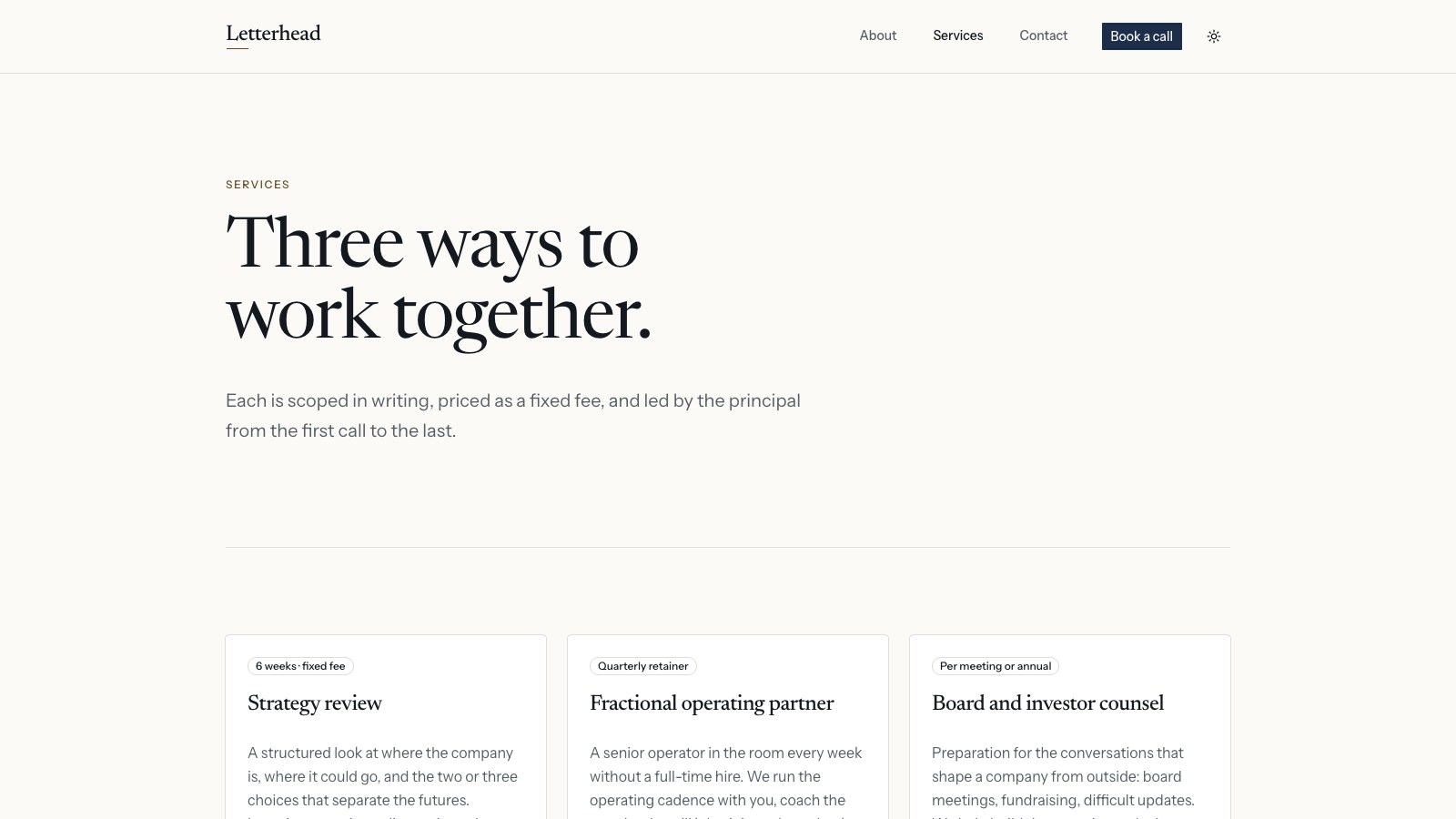 Letterhead screenshot 3