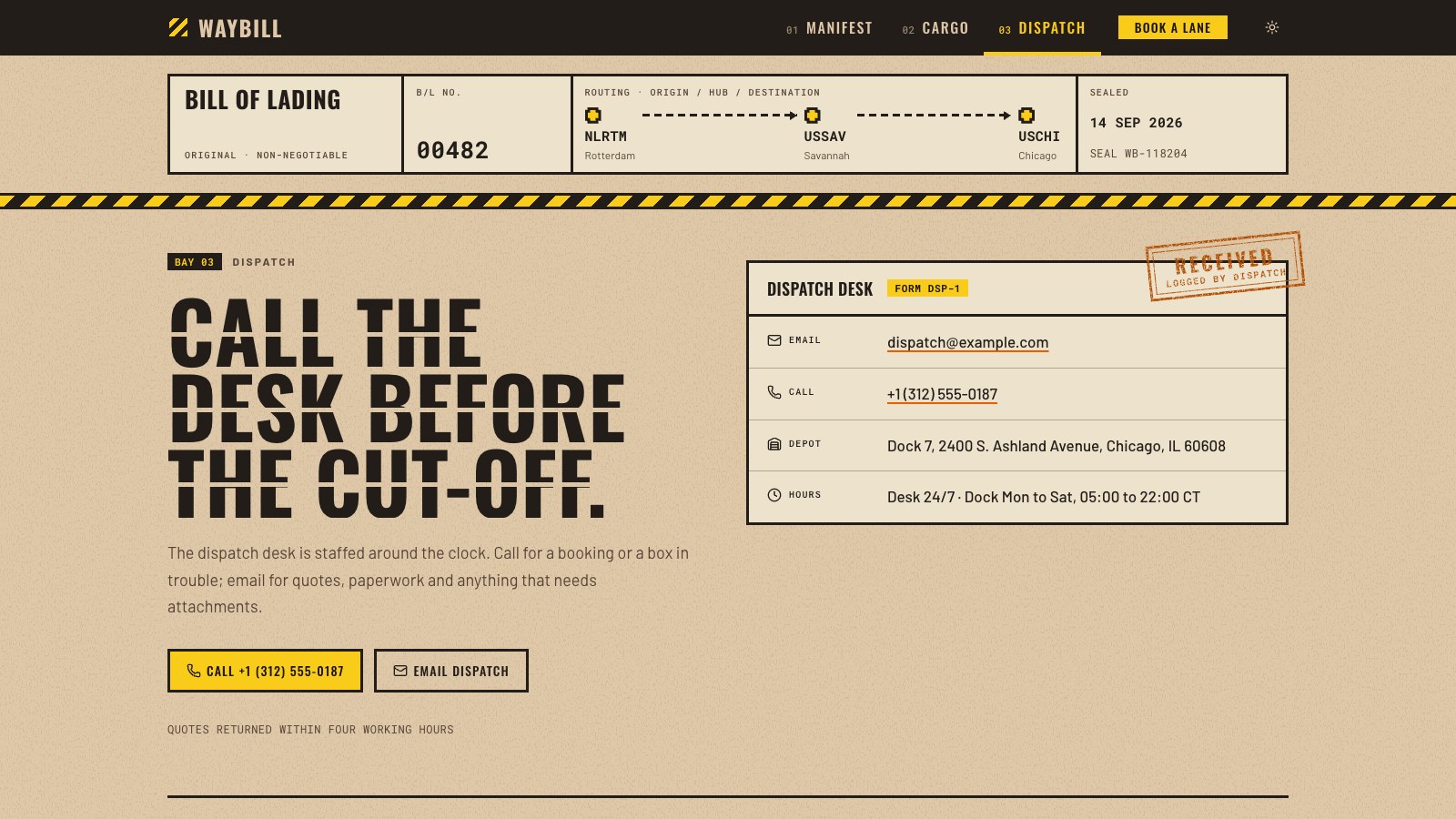Waybill screenshot 4