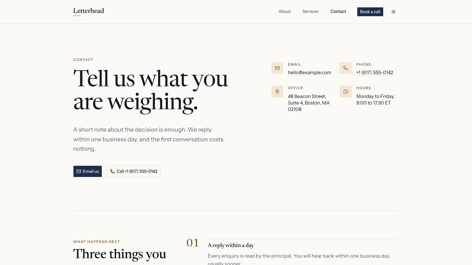 Letterhead screenshot 4