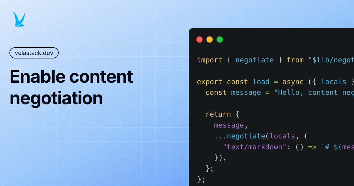 Content Negotiation